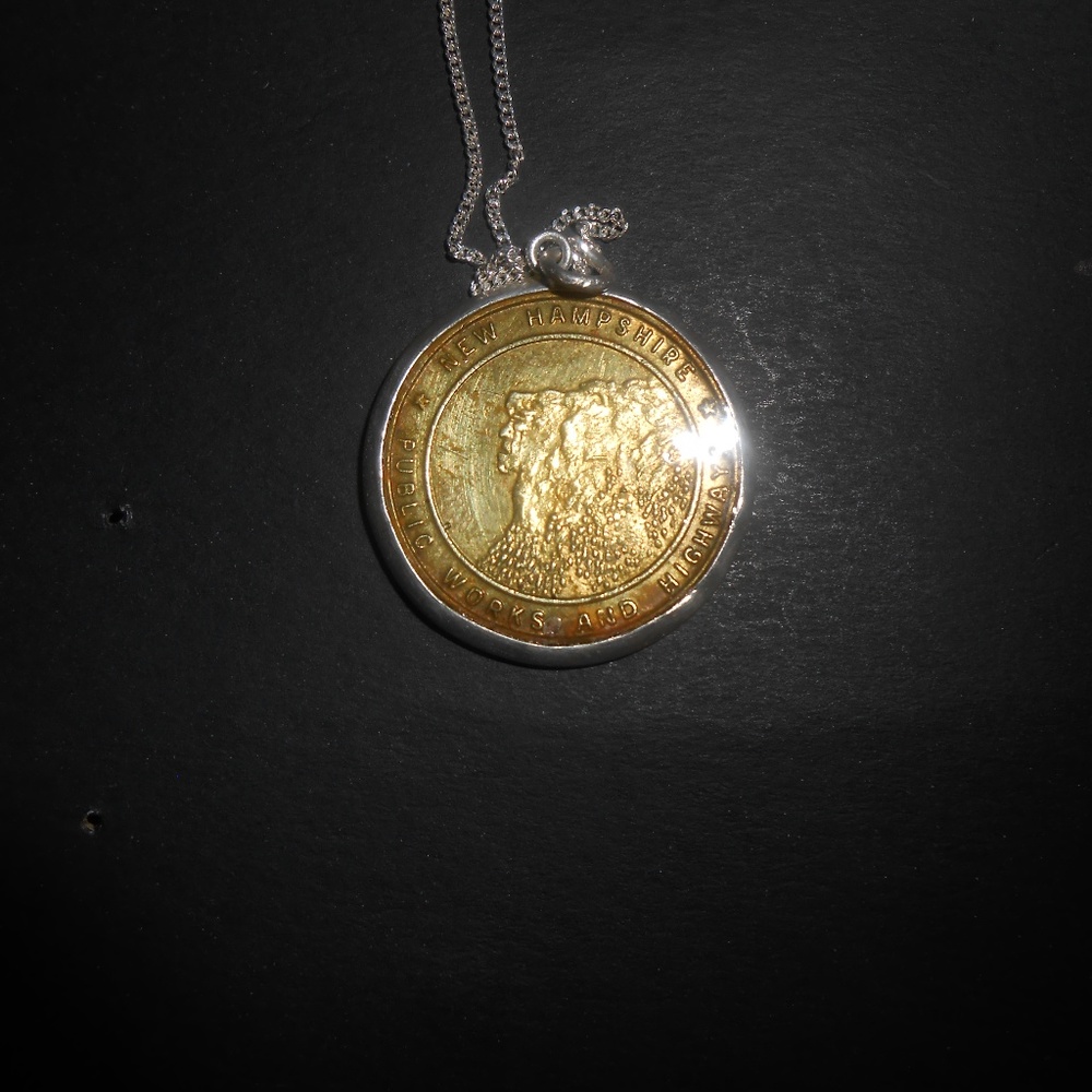 handmade 925 sterling silver NH toll token